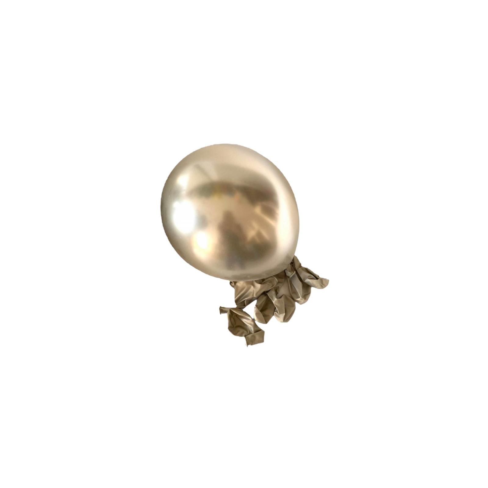 5 inç Mini White Gold Krom Balon 5 Adet