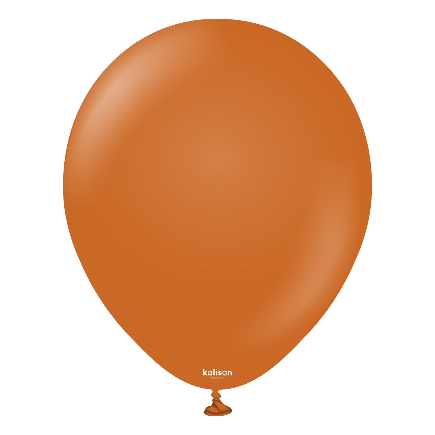 18 inç Büyük Yanık Turuncu Balon 1 Adet