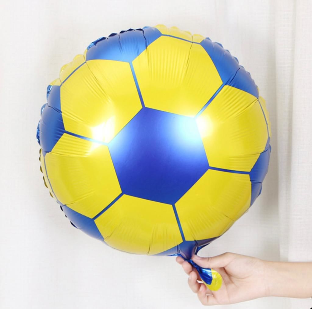 Sarı Lacivert Top Folyo Balon