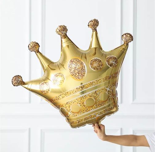 Gold Kral Taç Folyo Balon