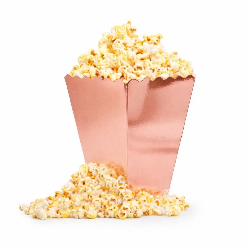 Rosegold Popcorn Mısır Kutusu 8 Adet