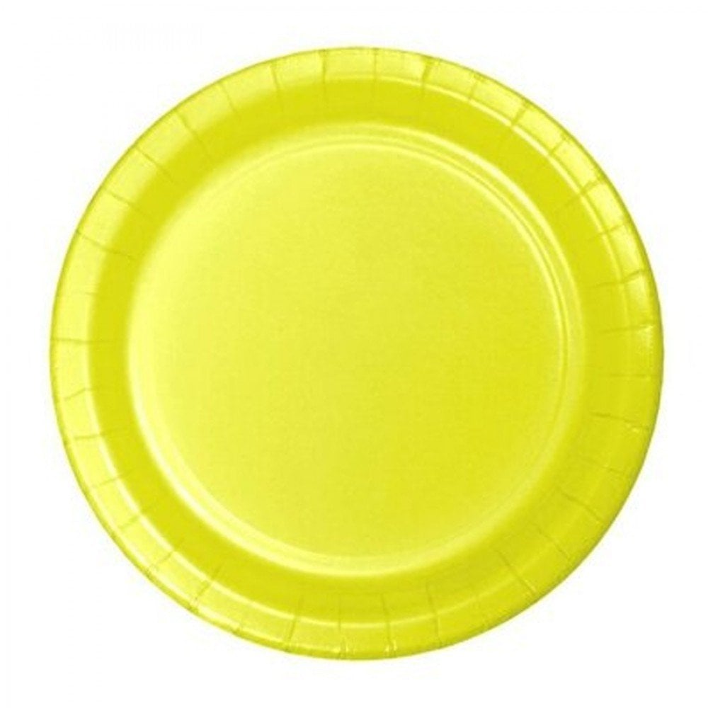 Sarı Karton Tabak 8 Adet