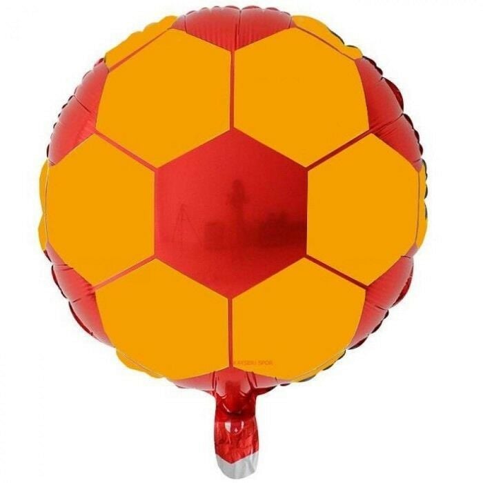 Sarı Kırmızı Top Folyo Balon
